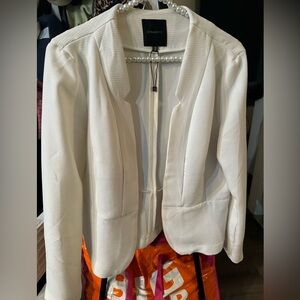 Dynamite blazer white color office outfit